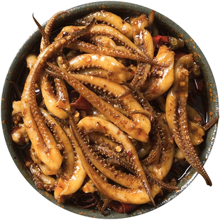 冷吃麻辣即食鱿鱼须