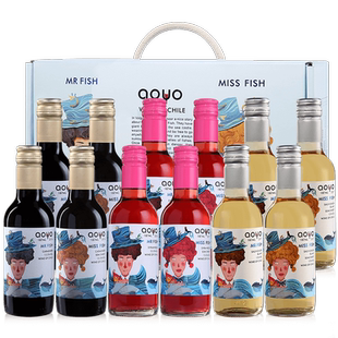 傲鱼智利原瓶进口红酒