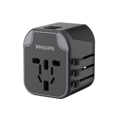 飞利浦philips多国通用插座USB排插/旅行转换插头插排接线板/美标