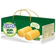 越南进口Lipo蛋糕卷（香草味）810g面包干零食糕点点心礼盒