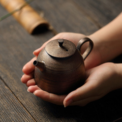 德化手工复古粗陶沏茶茶壶家用功夫