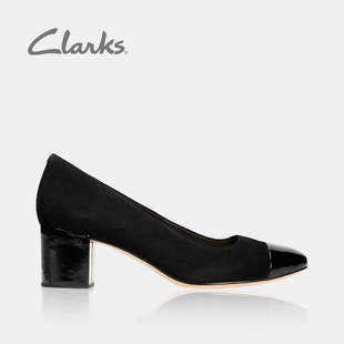 Clarks其乐女鞋高跟春单鞋