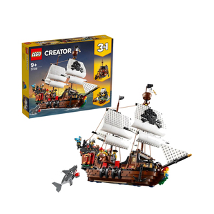 LEGO乐高积木拼装玩具创意百变系列海盗船31109