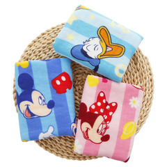 [单品包邮]Disney/迪士尼卡通纱布童巾6条装组合纯棉儿童毛巾