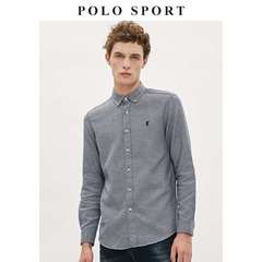 Polosport19秋季新款尖领格子衬衫