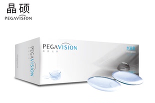 pegavision晶硕透明系隐形近视眼镜大小直径日抛30片装