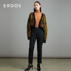 【预售】ERDOS 直筒裤女九分长裤