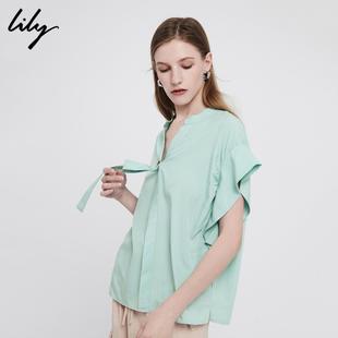 lily蕾丝衫/雪纺衫