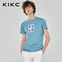 kikc短袖T恤男士夏季2020新款圆领