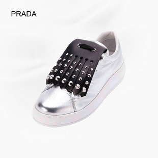 Prada/普拉达女士铆钉休闲鞋