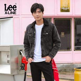 Lee X-LINE2019秋冬短款厚外套黑色