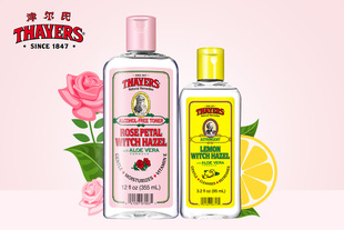 THAYERS金缕梅玫瑰355柠檬95爽肤水
