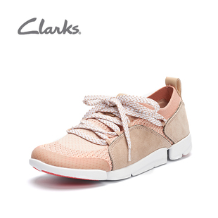 clarks其乐女鞋三瓣鞋系带运动鞋