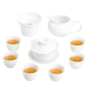 苏氏陶瓷功夫茶具白瓷