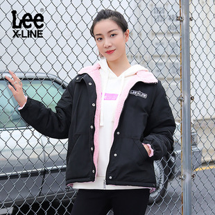 Lee X-LINE2019秋冬女款两面穿仿羊