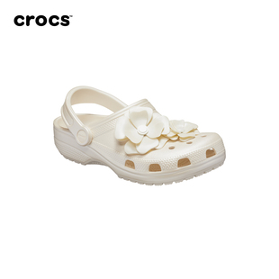 Crocs女鞋卡骆驰经典立体花朵