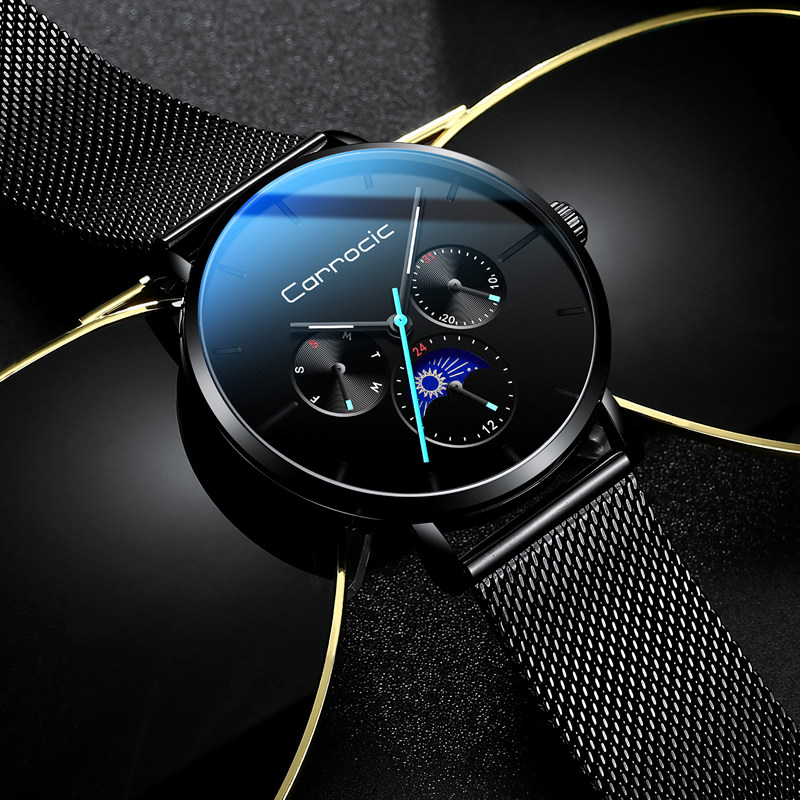 carrocic旗舰店2019新款手表男士全自动机械男表