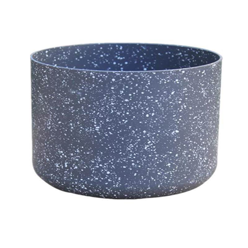 爱丽思深型家用仿陶瓷盆9号3盆3托