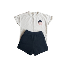 2020春夏新装儿童短袖头像一家四口亲子装 童装宝宝T