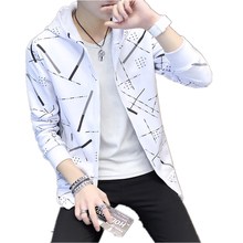 Outerwear men's spring and autumn Korean student hooded summer trend youth jacket thin versatile
