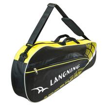 Lanning badminton bag 2-3 piece backpack with one shoulder and portable racket cover
