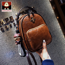 North bag, double shoulder bag, women's small bag 2019 new fashion trend, simple and versatile in Japan and South Korea
