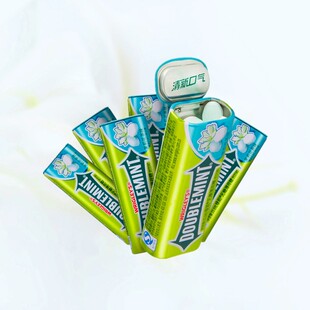 绿箭无糖薄荷糖铁盒约35粒4瓶6瓶