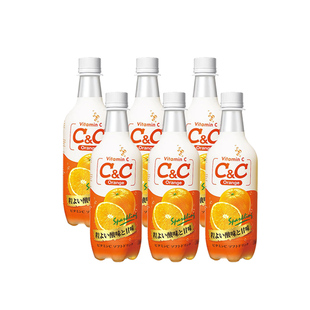 黑松cc橘子味碳酸饮料500ml6