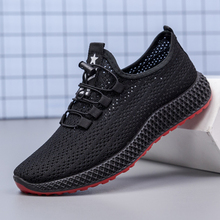 2020 new mesh shoes breathable, light and hollow fashion shoes men's casual sports mesh shoes