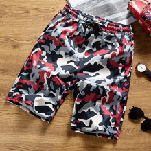 Camouflage shorts men's trend big underpants loose beach pants summer sports 5
