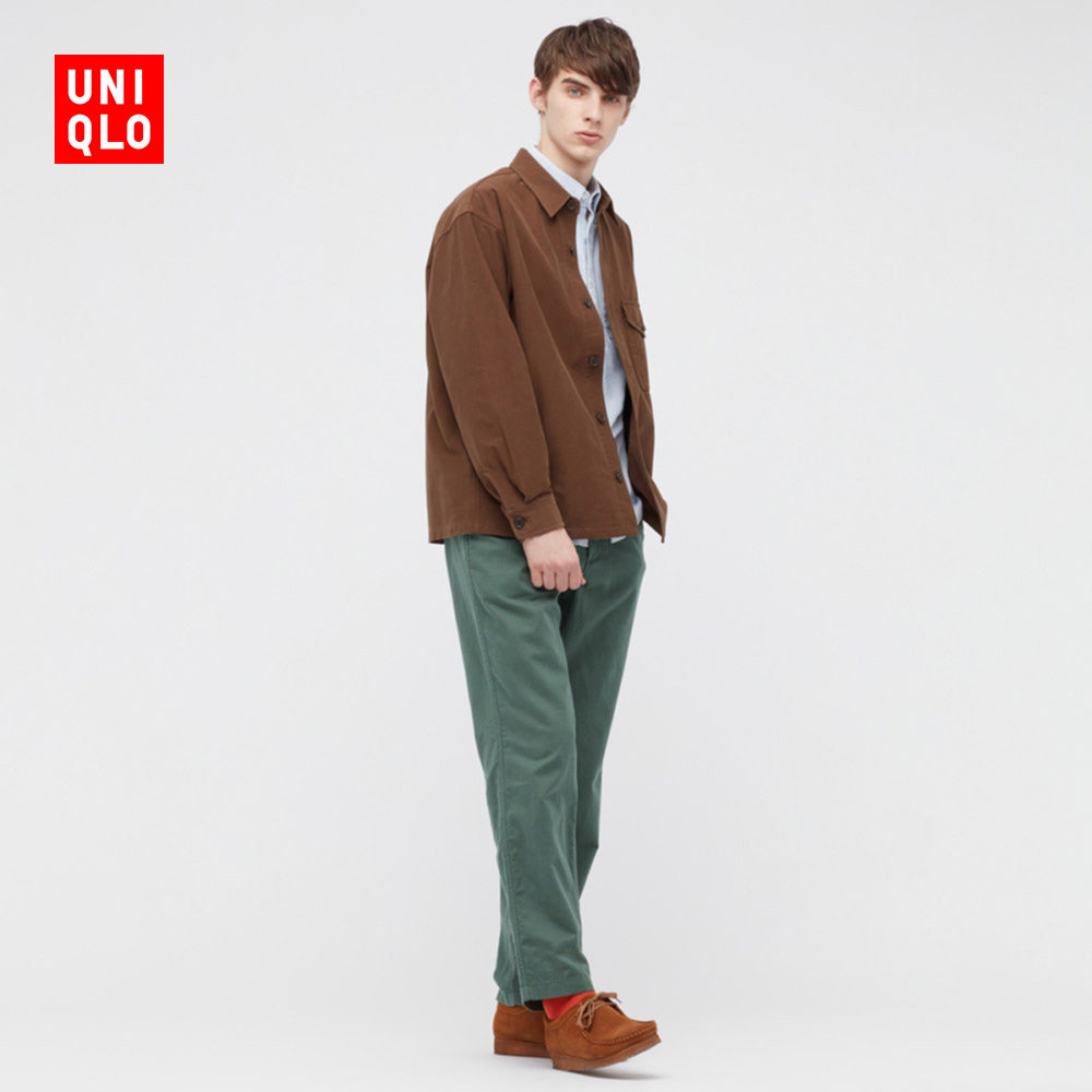 uniqlo优衣库434847男士棉麻混纺休闲裤