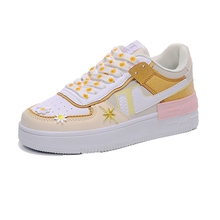 Ins super hot summer new Korean Air Force No.1 sneakers cream Daisy women's shoes
