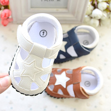 婴儿凉鞋6-12个月男宝宝鞋软底防滑学步鞋0-1岁新生