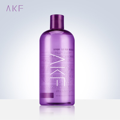 akf紫苏卸妆水500ml 清爽温和舒缓