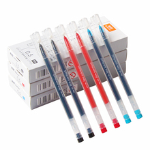 Real color neutral pen, great ability to write students' large capacity signature pen