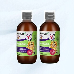 brauer澳洲小绿瓶婴幼儿锌*2
