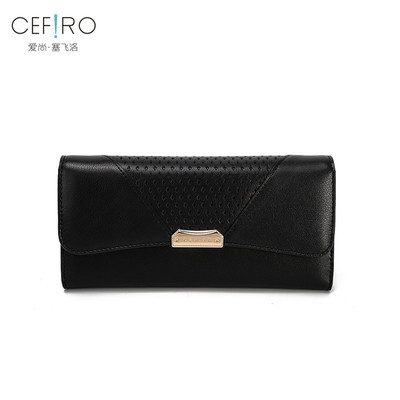 cefiro/塞飞洛牛皮卡位包女钱包