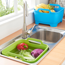 塑料洗菜篮厨房水槽洗菜盆洗碗加厚洗水果蔬菜盆家用