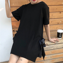 Hong Kong style white short sleeve T-shirt for women's summer Vintage Chic mix and match Korean loose solid color