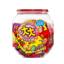Wrigley's big bubble gum, assorted flavor, 675g, 150 pieces of gum in barrels, children's candy