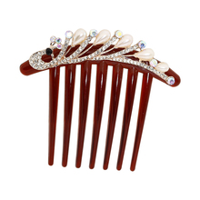 Hairpin, water drill, comb and send to mom elegant pearl like hairpin, plug, flower hairpin