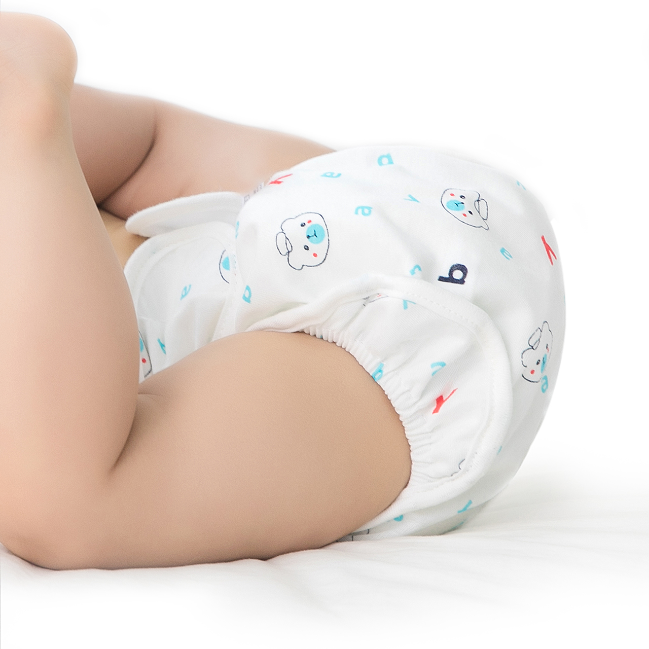 婴儿尿布裤可洗宝宝尿布兜透气纯棉防漏隔尿裤防水尿布春夏新生儿