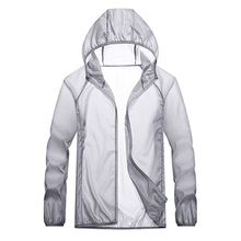 Summer outdoor ultra thin and breathable sun proof clothing men's anti UV women's skin windbreaker is light and thin