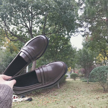 Japanese small leather shoes women's autumn college style JK RETRO art uniform shoes women's tullolita shoes